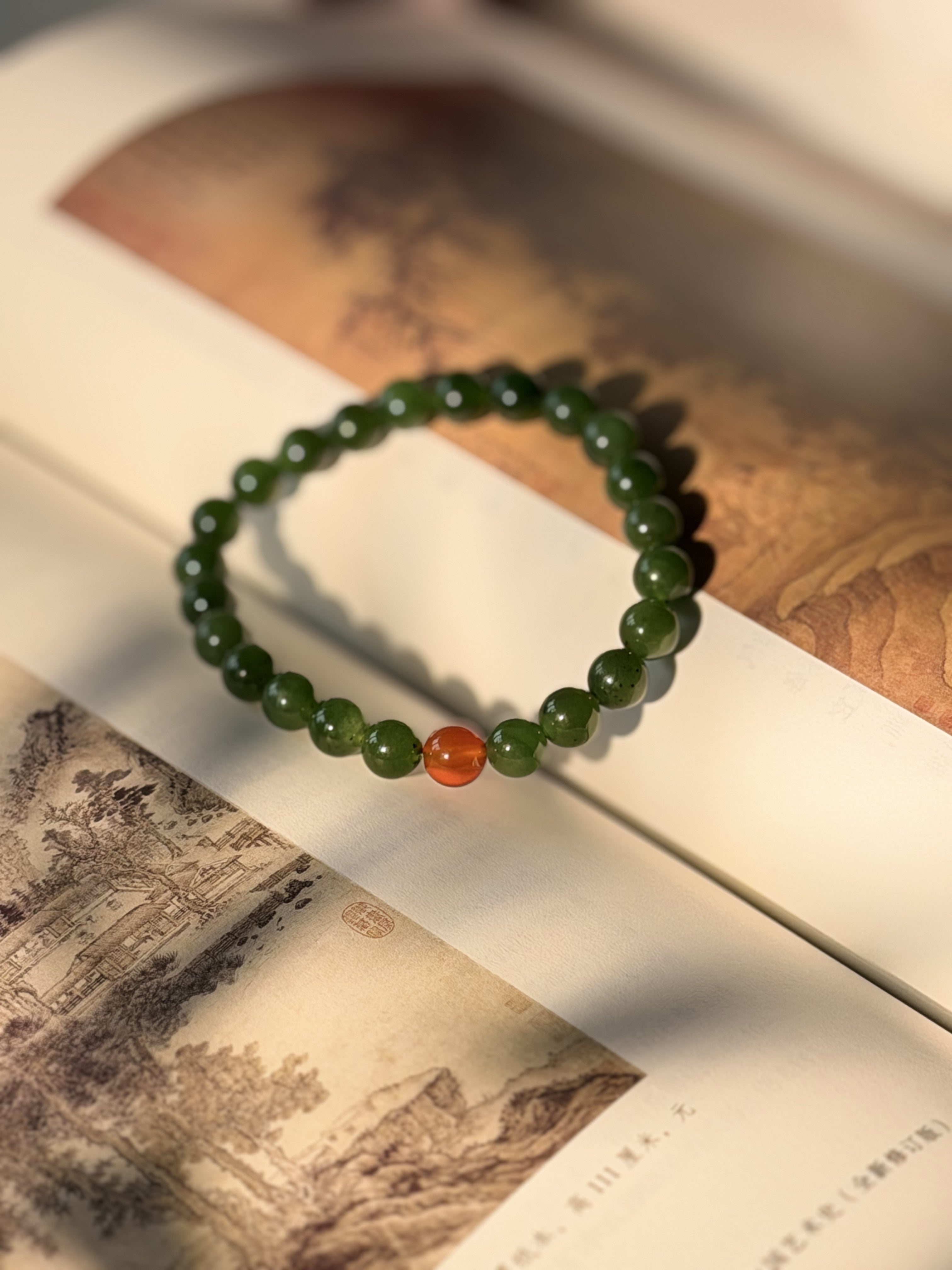 The Verdant Awakening: Wood & Vitality Bracelet