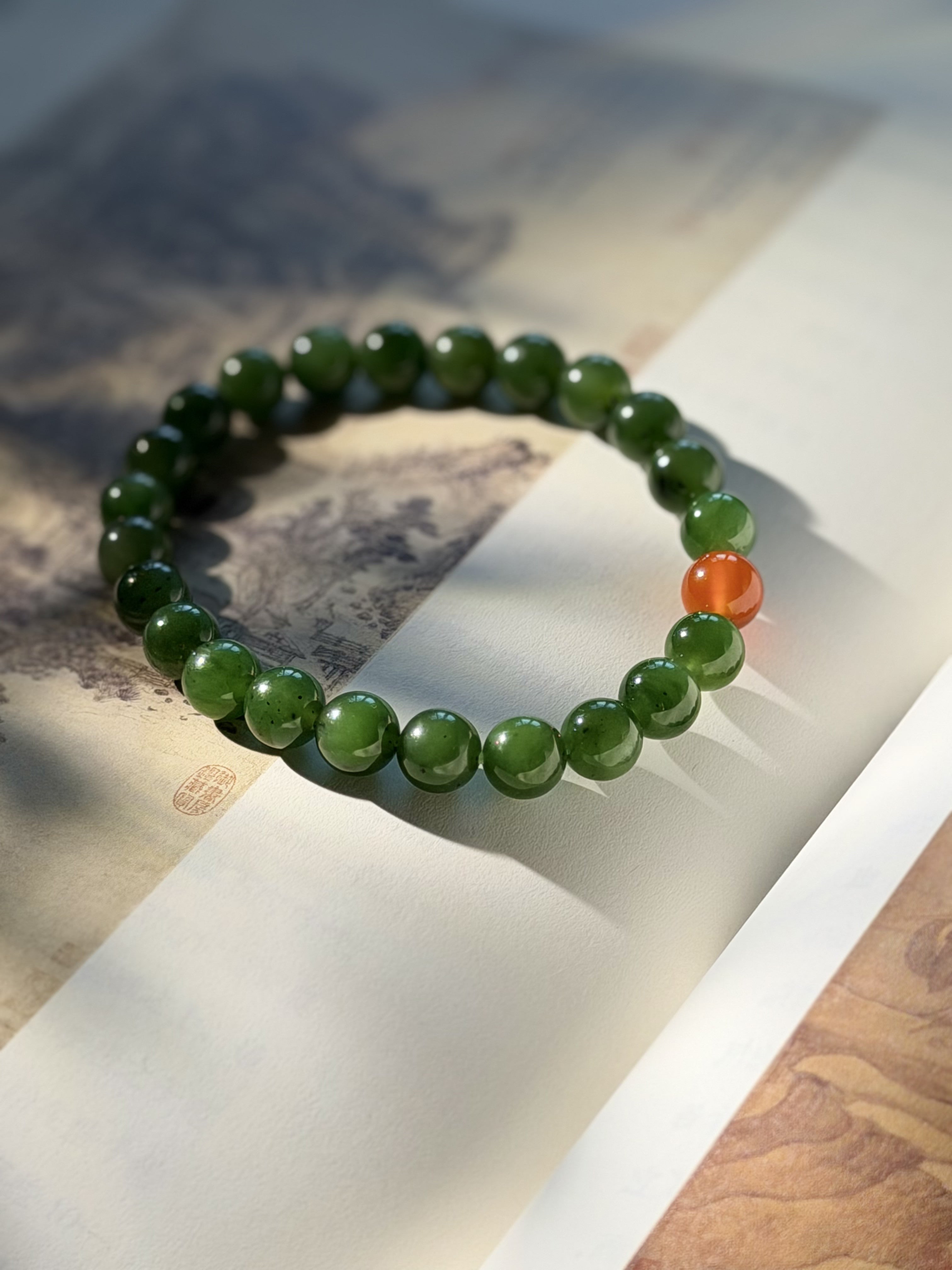 The Verdant Awakening: Wood & Vitality Bracelet