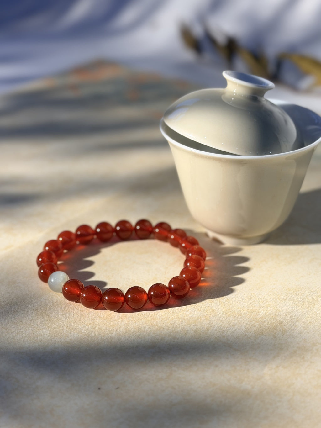 The Solar Heart: Fire & Illumination Bracelet