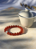 The Solar Heart: Fire & Illumination Bracelet