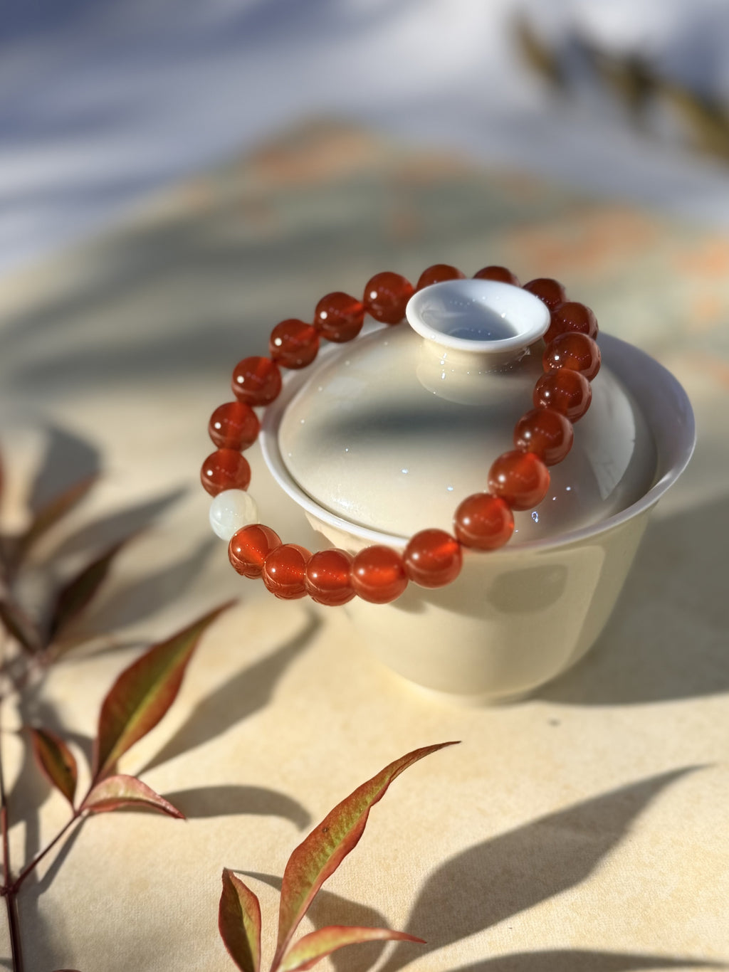 The Solar Heart: Fire & Illumination Bracelet