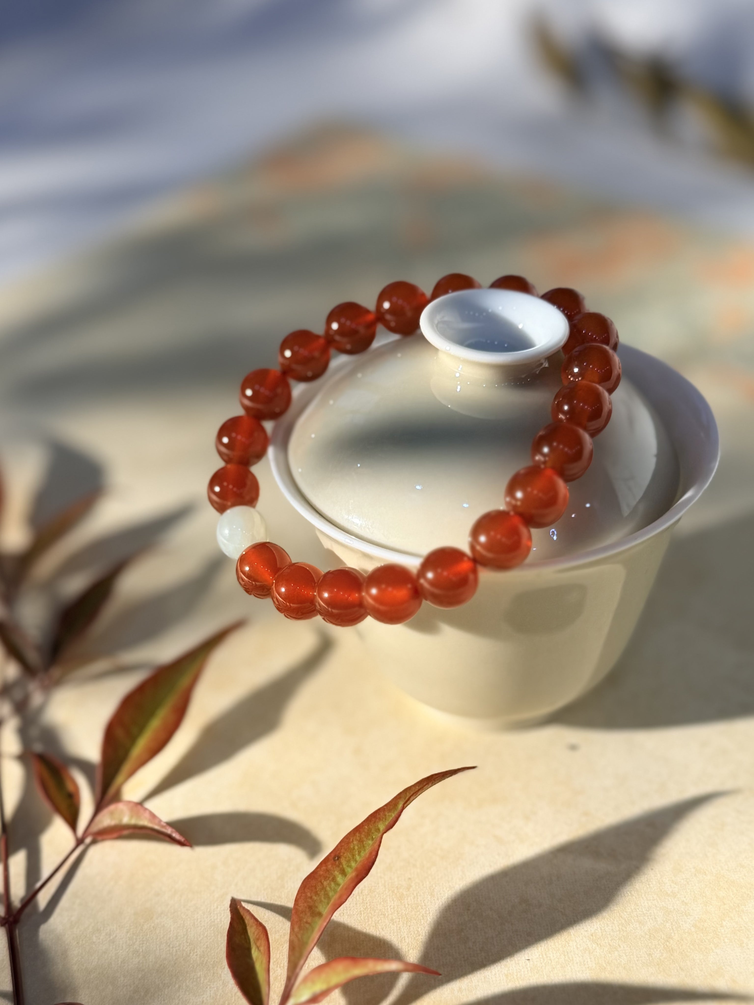 The Solar Heart: Fire & Illumination Bracelet